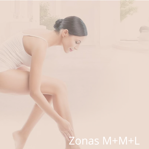 Depilación escoge dos entre medias piernas, rebaje total o rostro completo mas piernas completas (Seis sesiones M+M+L)
